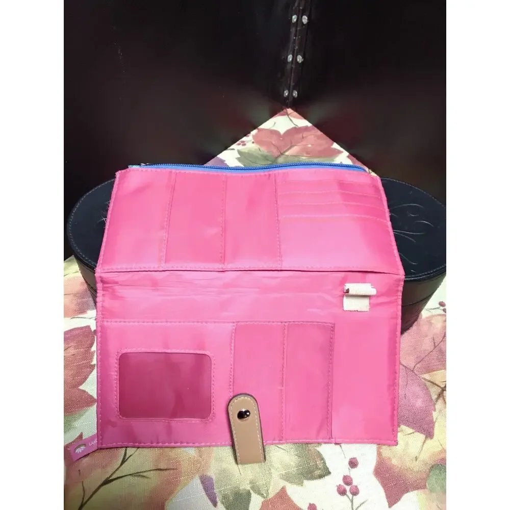 Lily Bloom Karma Bloom Cloth Colorful long wallet Lots of slots